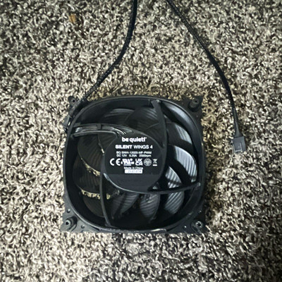 be quiet! Silent Wings 4 120mm PWM 4-Pin 12V Case Fan BL097 Black 1600RPM