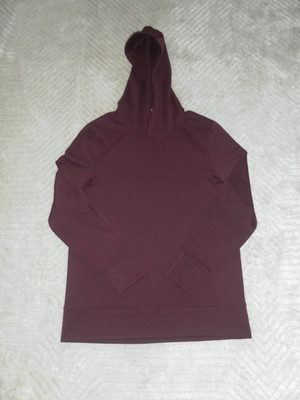 Lululemon Men's S/Small Shift Stitch Hoodie Waffle Knit Maroon Red Long Sleeve