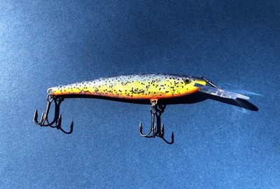 NEW RAPALA MINNOW RAP MR-11 Custom 11cm HS HOT STEEL w/ glitter 4 1/4''