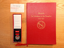 DDR-Medaille K&auml;mpfe 1918&ndash;1923 &ndash; Urkunde Otto Grotewohl 1958 &ndash; komplett