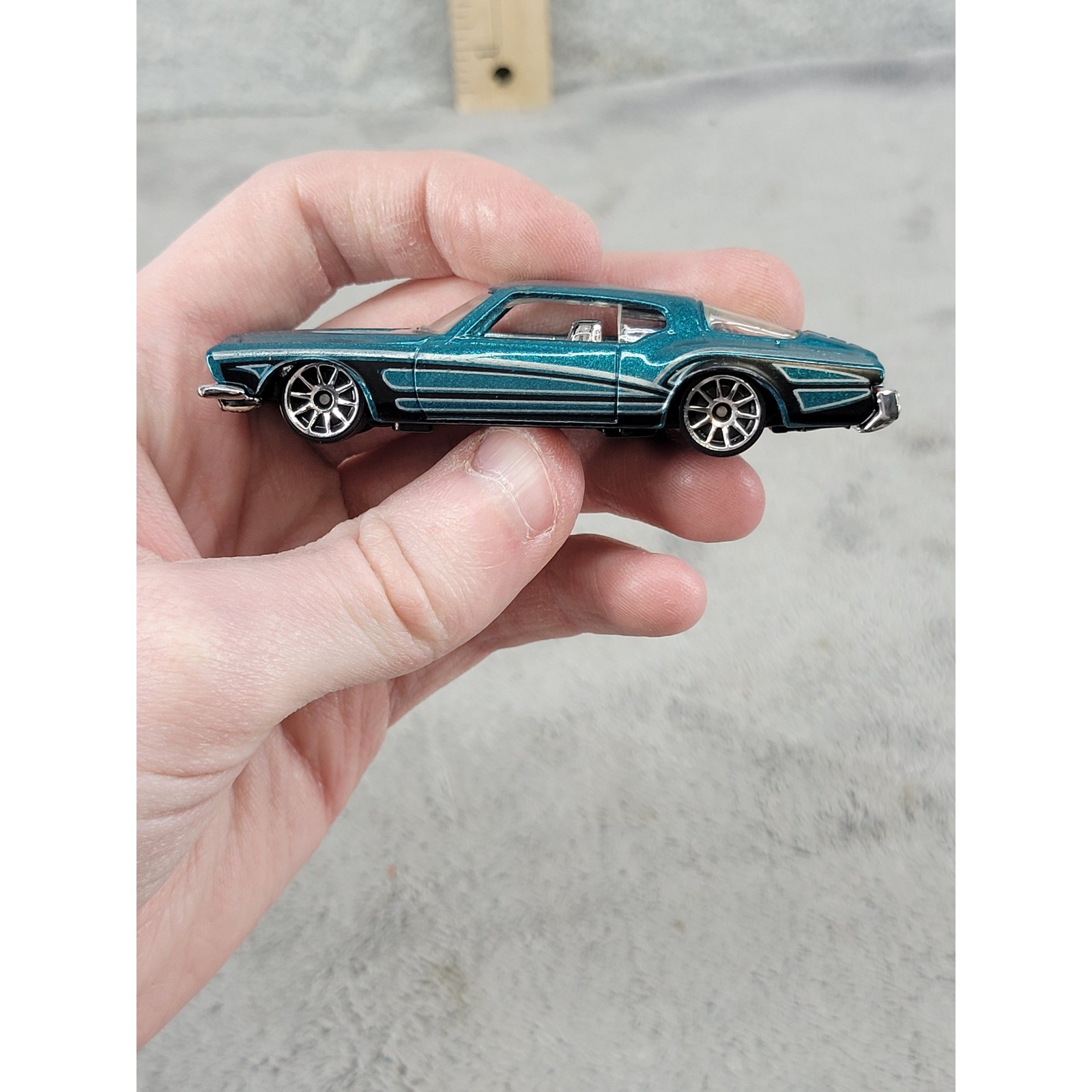 Hot Wheels 1971 Buick Riviera Teal Metallic Boat Tail 1:64 Diecast Car Malaysia