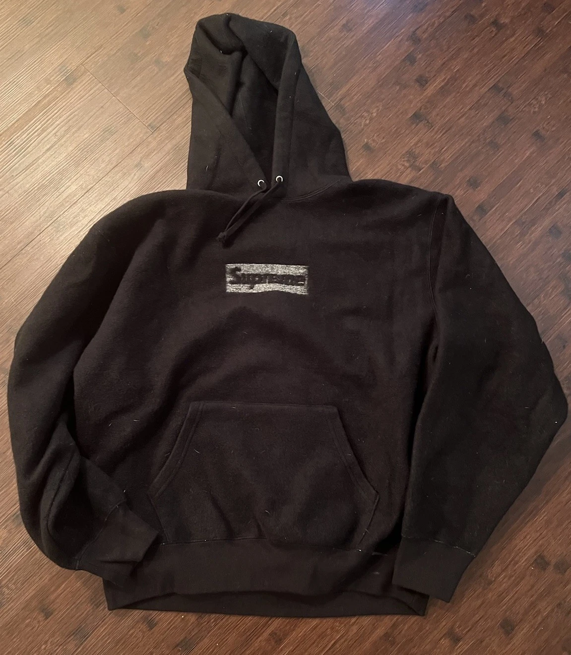 Sweat à capuche Supreme Inside Out logo boîte noire taille medium SS23