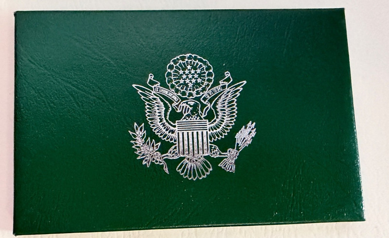 1996 United States proof set with original box