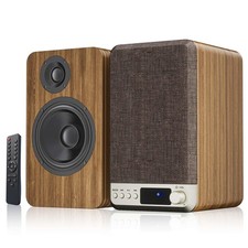 Active Bookshelf Speakers, 60W Powered Record Player Speakers with 3.5 Inch W...