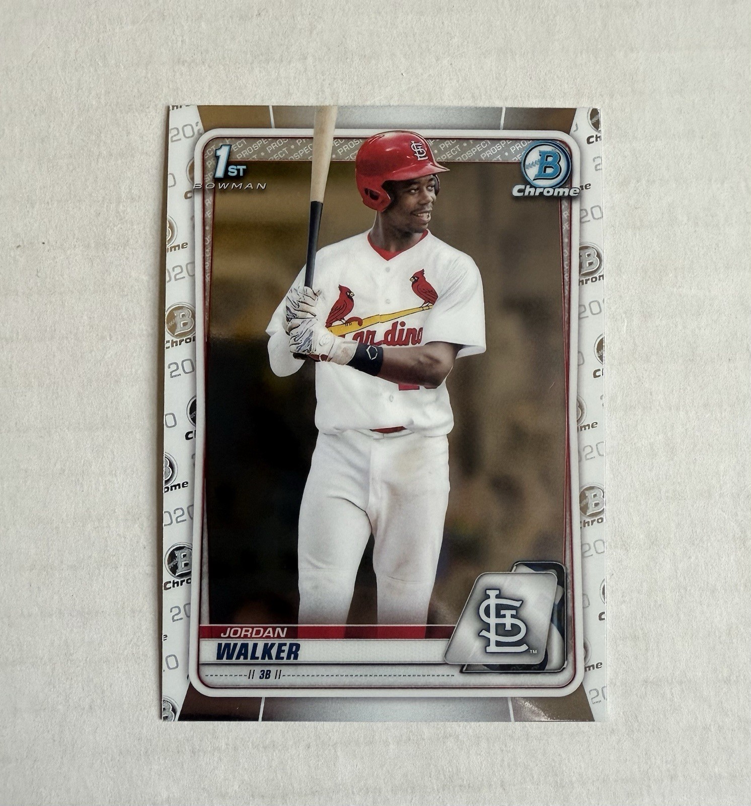 2020 Bowman Draft Chrome Jordan Walker BD-57 Cardinals