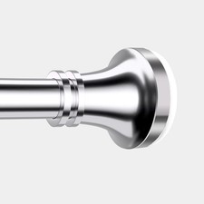 Tension Shower Curtain Rod, 18.5-65 Inch No Drill Heavy Duty Steel Spring Rod