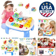 3-in-1 Musical Learning Table for Babies 6-36 - Safe Interactive Fun