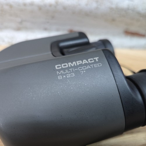 Vintage Minolta Compact Binoculars 8X23 7° MULTI COATED Black - Picture 7 of 10