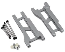 STRC Gun Metal Aluminum HD Rear Suspension Arms w/Locknut Hinge Pins ST2555XGM