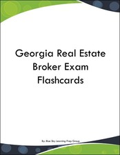 Georgia Real Estate Broker Exam Flashcards