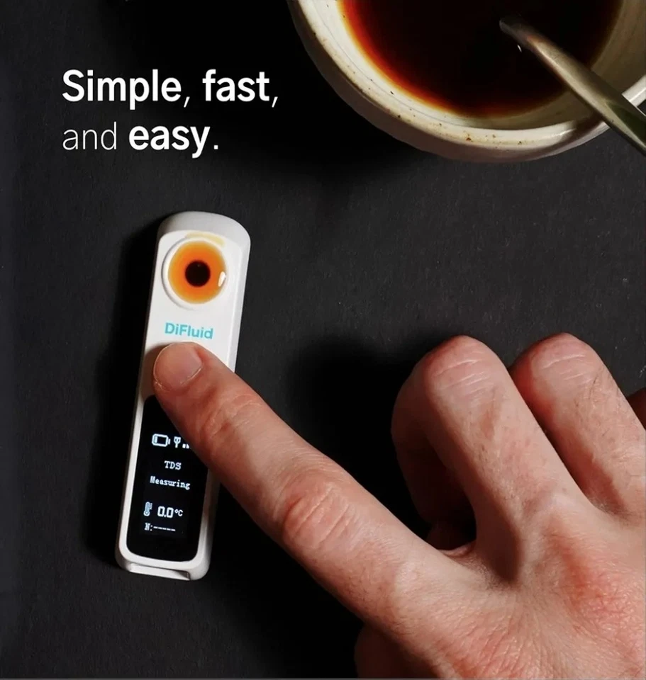 Refractómetro Café TDS, Ahorra Datos y Medidor TDS Café Recargable con Rango 0 - Imagen 3 de 4