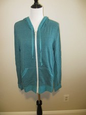 Abbot + Main Teal Zip-Up Hoodie XL