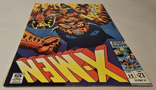X-Men #51 prima apparizione Erik il Rosso - Marvel 1968 mylar imballato/imbarcato - Foto 13 di 24