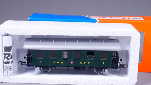 H0 DC Roco 45022 Oldtimer Nahverkehrswagen 2. Kl. SBB in OVP #US_30 | Condition: Gebraucht