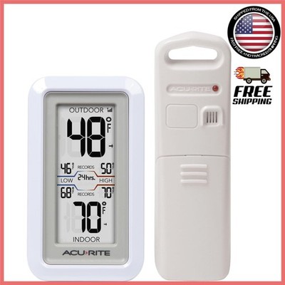 Weather-Resistant Digital Thermometer with Trend Arrows for Easy Temp Monitoring
