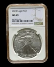 2023 One Ounce American Silver Eagle * NGC MS69