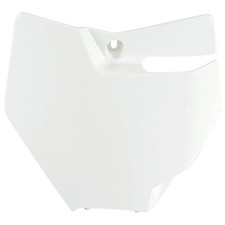 UFO White Front Number Plate GASGAS MC 85 17/...