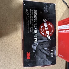 3M Scotch Brite 64659 Scuff Pads Very Fine Maroon Hand Sanding Pads 25/Box