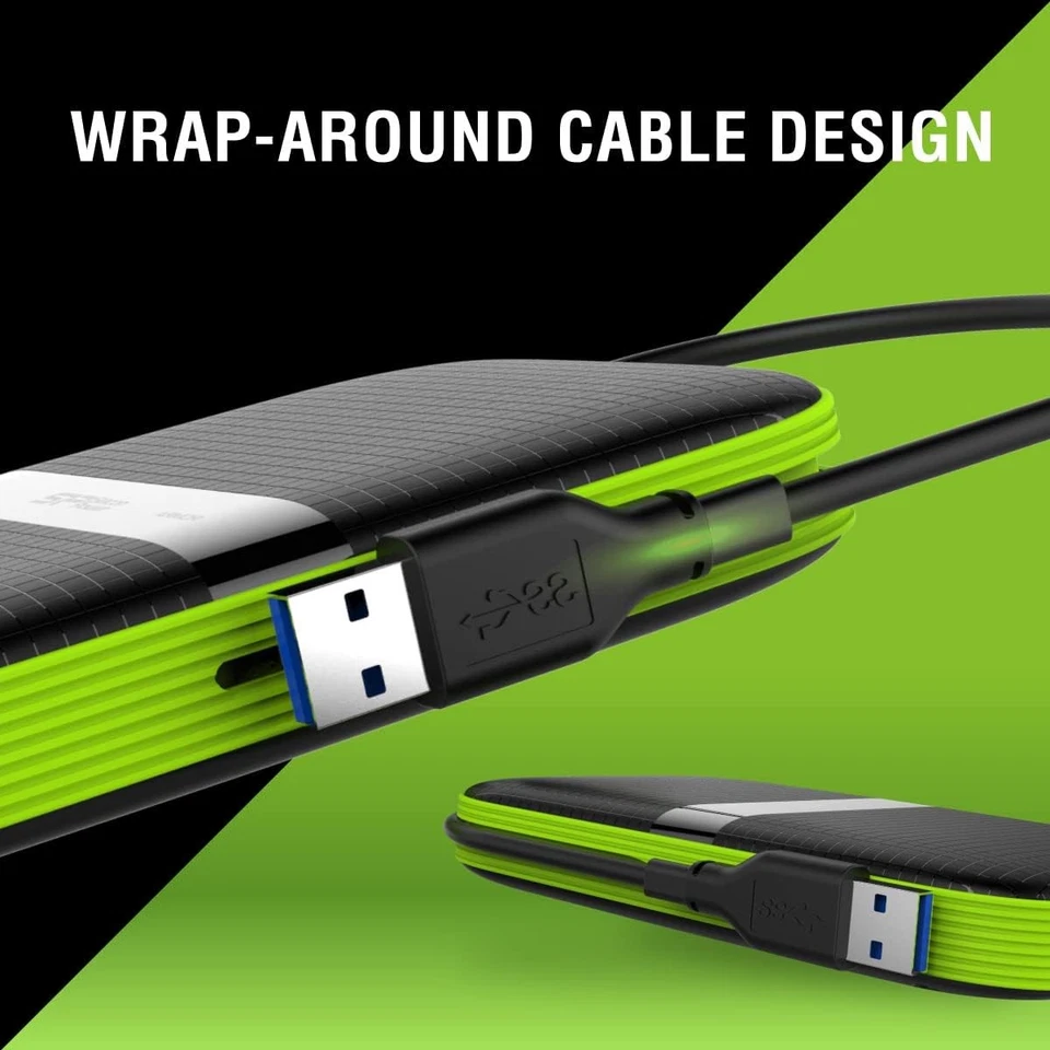 Silicon Power 4 TB External Portable Hard Drive Rugged Armor A60 Shockproof Wate - Image 3 of 4