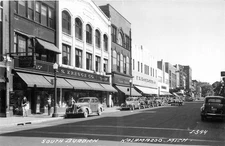 1940s Kalamazoo Michigan South Burdick Department Store RPPC Postcard 25-9544
