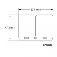 ErsatzplÄTtchen FÜR Membranblock V-FORCE3 FüR Honda CR 250 R (ME03) 1986-04