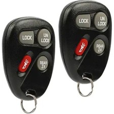 2 Keyless Entry Remote Key Fob - 4 Button Rear 2X -g-xb-4b-2x x2
