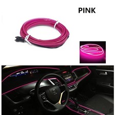 Rgb Car Interior Led Strip Lights Usb Ambient Dashboard Decor Neon Lamp