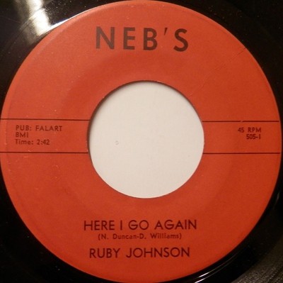 Ruby Johnson - Here I Go Again, 7'', (Vinyl)