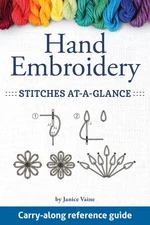 Hand Embroidery Stitches At-A-Glance: Carry-Along Reference Guide (Landauer) Poc