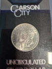 1882 Carson City Uncirculated Morgan Silver Dollar W/OGP & COA