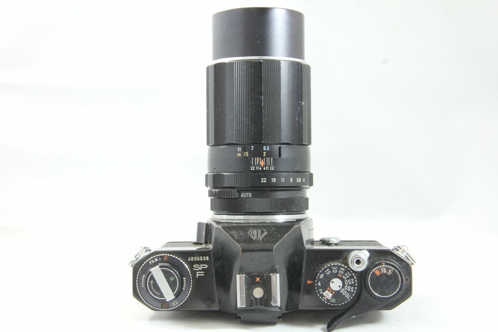 Asahi Pentax Spotmatic SP F Black Camera w/ 150mm F4 Lens Asahi Pentax Spotmatic SP F Black Camera w/ 150mm F4 Lens