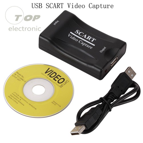 High-Quality USB 2.0 SCART Video Capture Card Recorder Game/Video Live Streaming - Picture 6 of 10