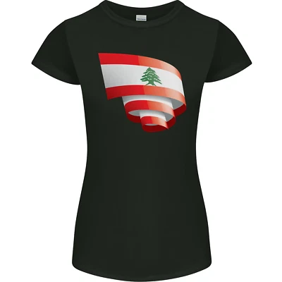 Krause Libanon Flagge Libanesisches Tag Fußball Damen Petite Schnitt Maglietta - Bild 1 von 4