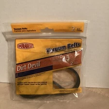 DURABELT Vacuum Belts #67015A 2BELTS total Fits Several Dirt Devil Models