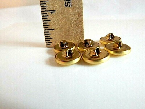 Lote de 6 botones heráldicos de metal escudo escudo escudo escudo escudo C&C vintage - Imagen 10 de 12