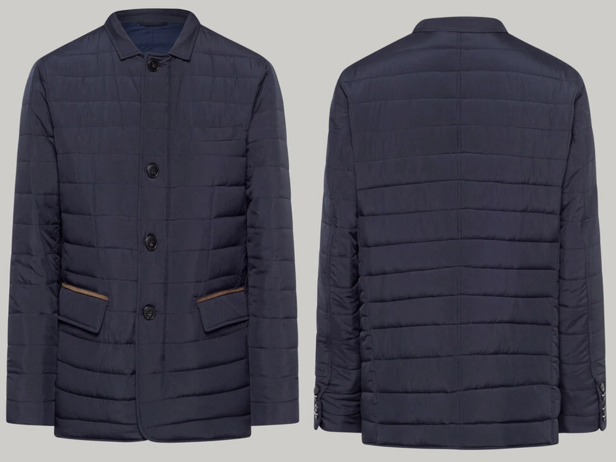 Hackett London 14 Savile Row Quilted Padded Jacket Blazer Coat M