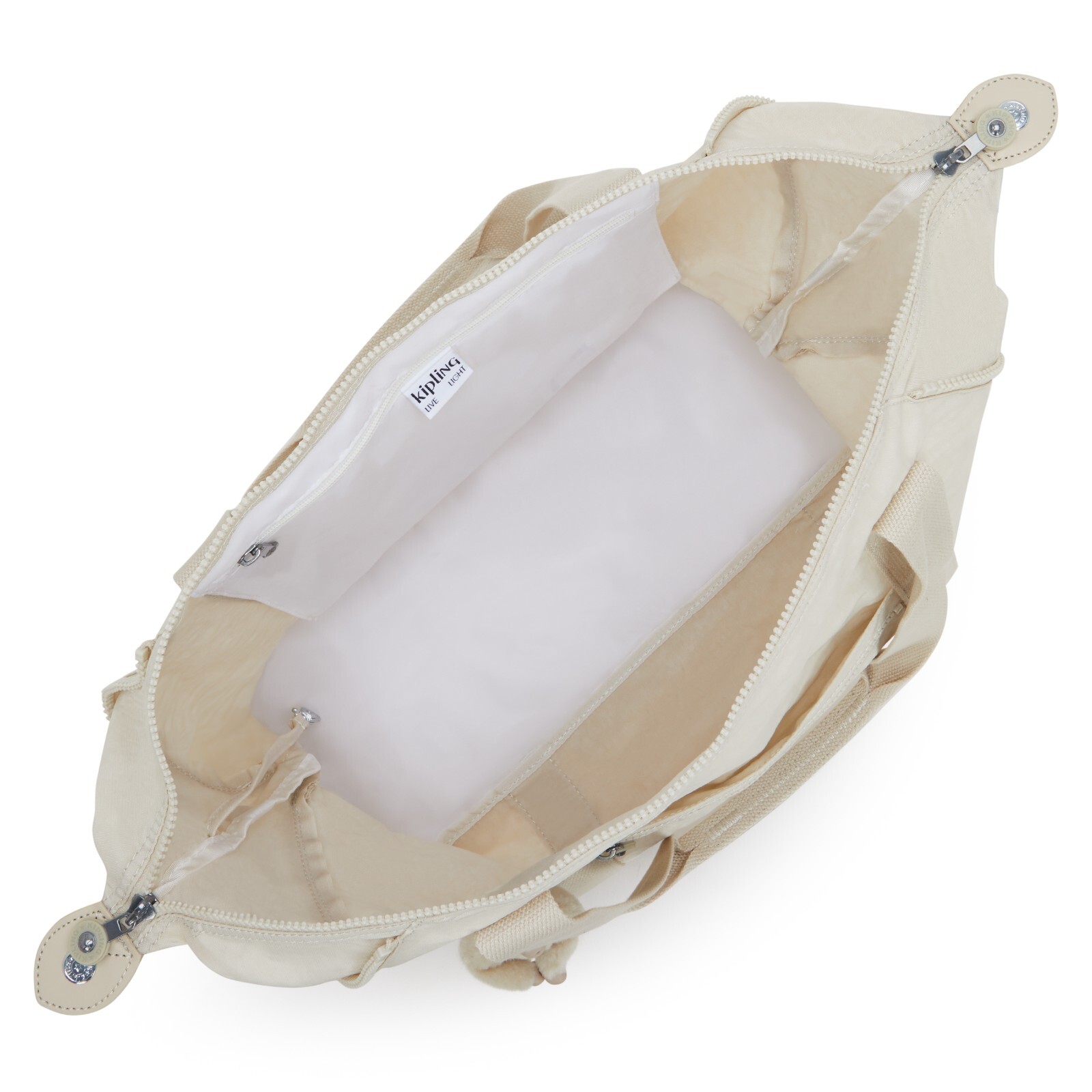 Kipling ART M Travel Tote - Hideaway Beige RRP £107 image 4