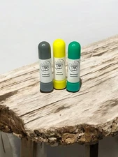 Mind & Body Vitality Aromatherapy Inhaler Trio – Rosemary, Lemon, Peppermint