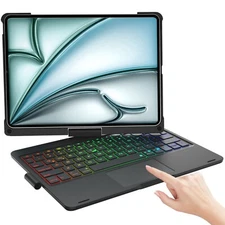 TouchPad Keyboard Case for iPad 10th & 11th Gen iPad, iPad Air 11 & iPad Pro 11