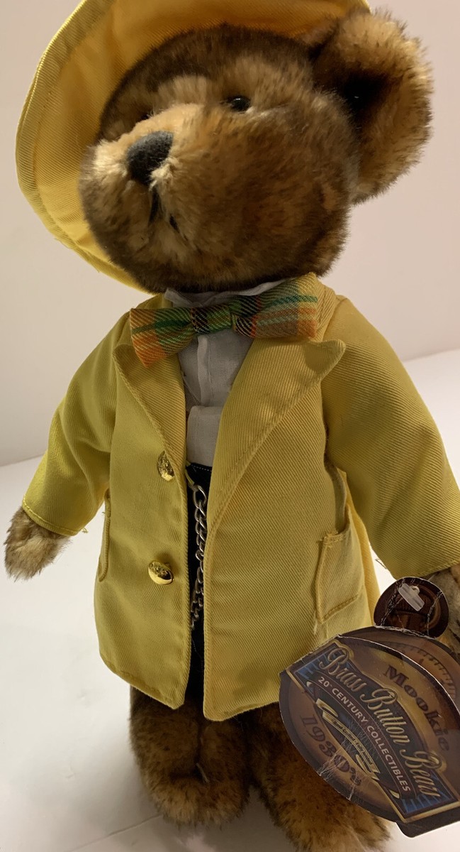 【1930's Mookie 】ぬいぐるみBrass Button Bears Brass Button Bears “Mookie” 1930's 20th Century Collectibles