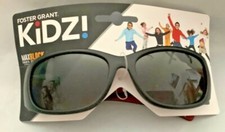 FOSTER GRANT KIDZ Sunglasses SKULL BLACK RED 100 UV Protection UNISEX