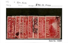 United States Postage Stamp, #Q4-Q12 Used, 1913 Parcel Post (AF)