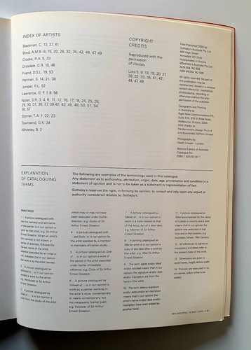 Sotheby's - The Collection of Sir David Davies Australian Art Auction Catalogue - Picture 2 of 2