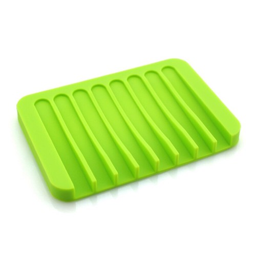 Bathroom Silicone Drain Soap Holder Anti-slip Shelf Storage Rack Organizer New - Bild 10 von 10