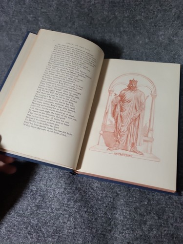 1939 The Idylls of the King by Tennyson Heritage Press Slipcase and Illustrated - Picture 7 of 12