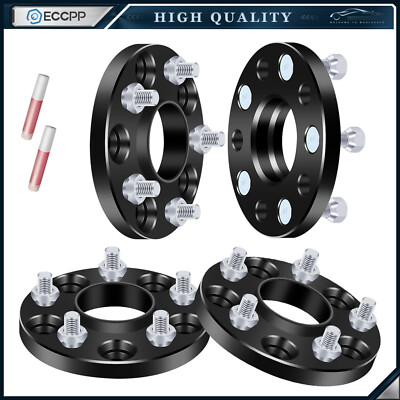4 Pcs 5x4.5 15mm Hub Centric Wheel Spacers 12x1.5 For Honda Accord Civic CR-V