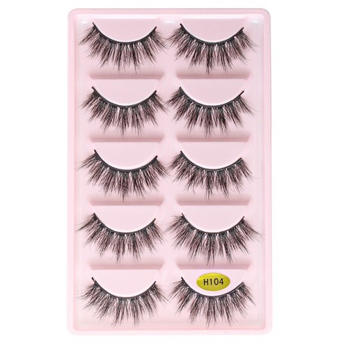 3D Nerz Wimpern natürliche weiche Wimpern dramatische falsche Wimpern Faux Cils Make-ups - Bild 10 von 23
