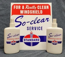(STANDARD KIT) 9" STANDARD SO-CLEAR DECAL & 2 BOTTLES WINDSHIELD BOX KIT GAS OIL