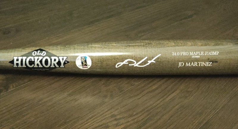 J.D. Martinez Signed Old Hickory Player Game Model Bat Fanatics NY Mets Auto