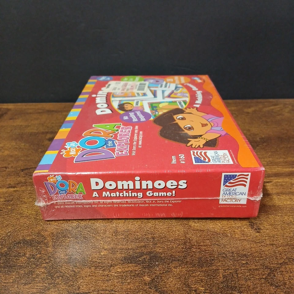 Dora the Explorer Dominoes Matching Game #160 Nick Jr. Sealed  Vintage 2001 NOS - Image 3 of 4